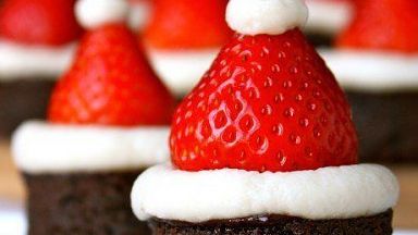 Santa Brownies