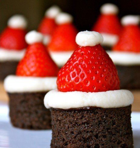 Santa Brownies